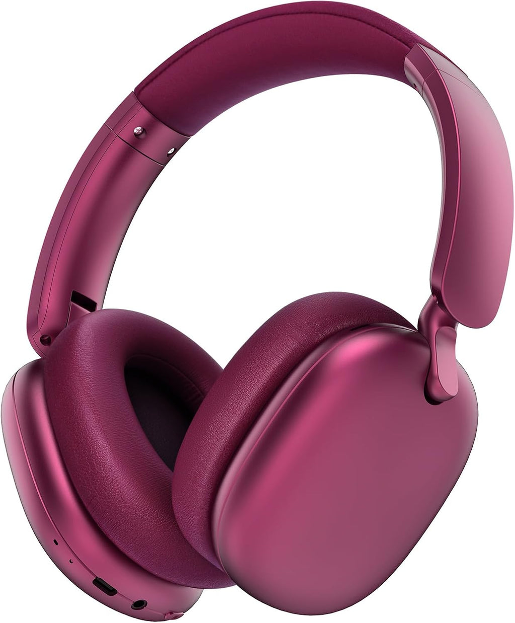 C6 Active Noise Cancelling Headphones, Wireless Over Ear Bluetooth Headphones, 60H Playtime, Lightweight Folding Deep