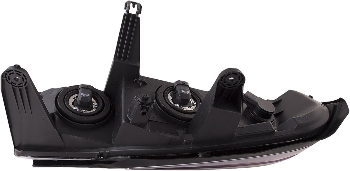 HEADLIGHTSDEPOT Chrome Housing Halogen Headlight Compatible With Saturn Vue 2006-2007 Includes Right Passenger Side Headlamp