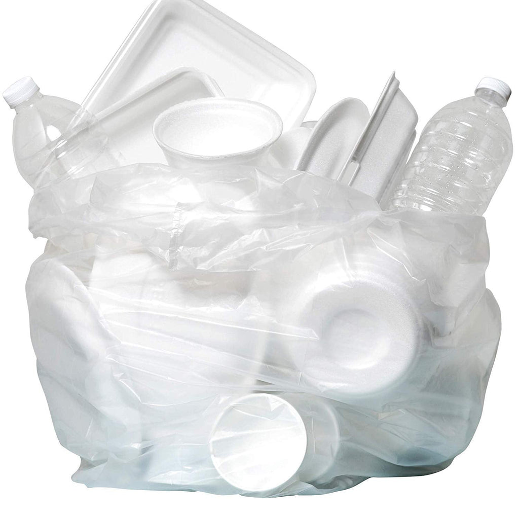 10 Gallon Trash Bags - (COMMERCIAL 1000 PACK) - Source Reduction Series Value High Density 6 MICRON gauge - Intended
