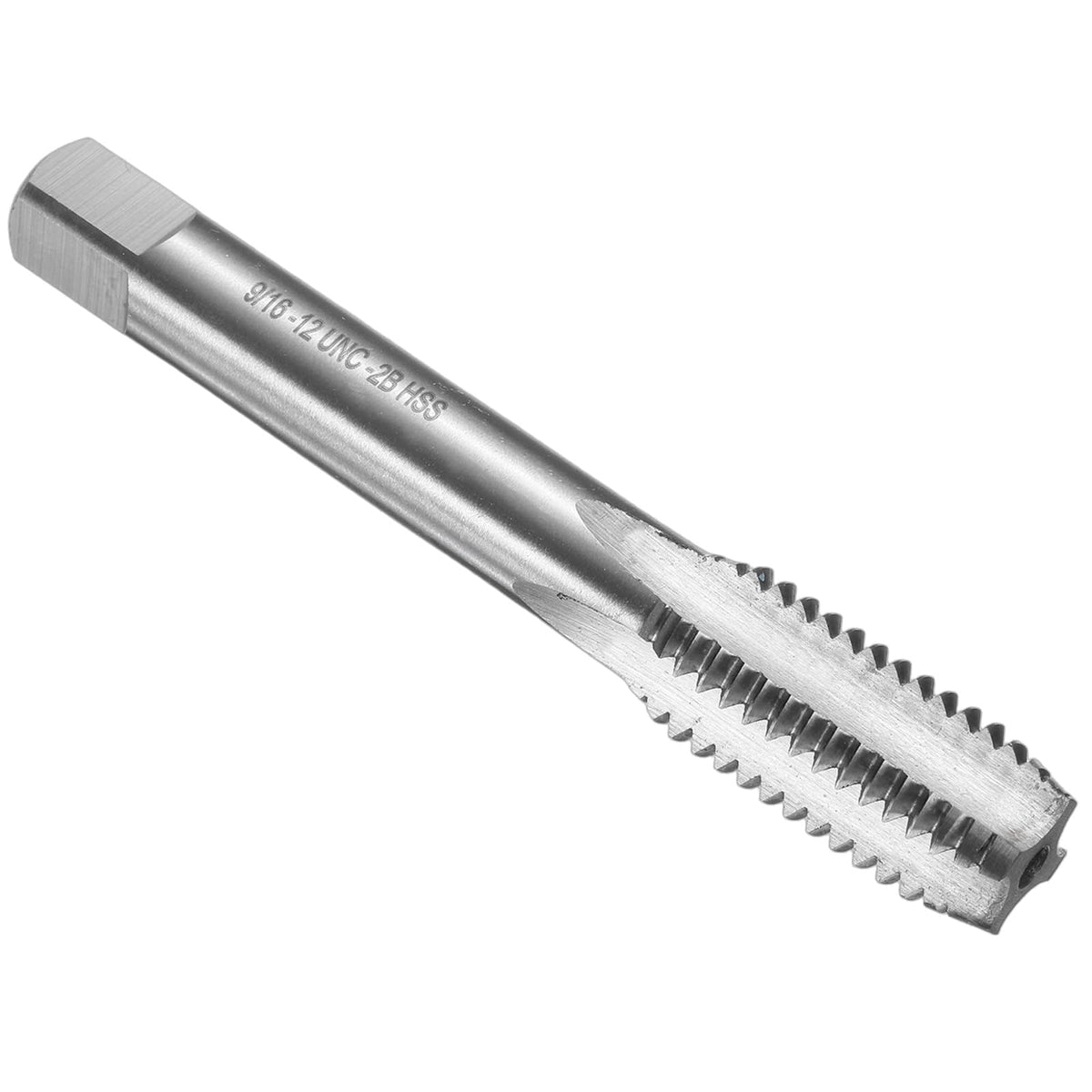 uxcell Hand Bottom Tap 9/16-12 UNC 2B Thread Bottoming Style Threading Tap