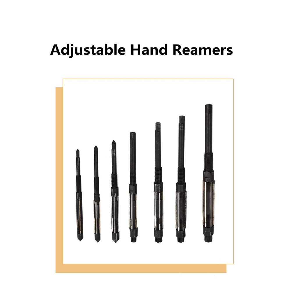 WFLNHB 7 Set High Speed Steel Adjustable Hand Reamer, 6.5mm - 11.75mm