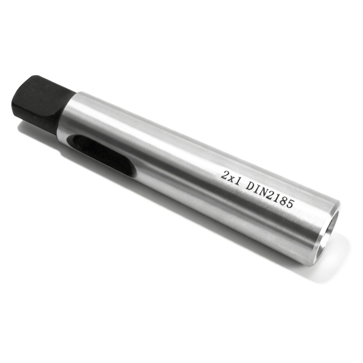 MT2 to MT1 Morse Taper Drill Sleeve Reducing Adapter, Heavy Duty Woodworking Lathe Tailstock Tool. Enabling MT1 taper drill chucks and live centers to fit on MT2 drill presse and wood lathe.