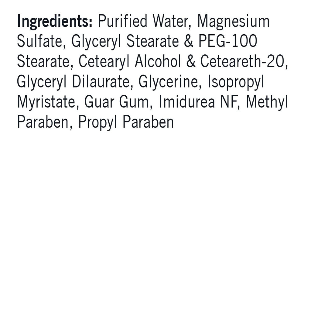 Original Epsom Salt Cream (Magnesium Sulfate), All Skin Types, 4 oz