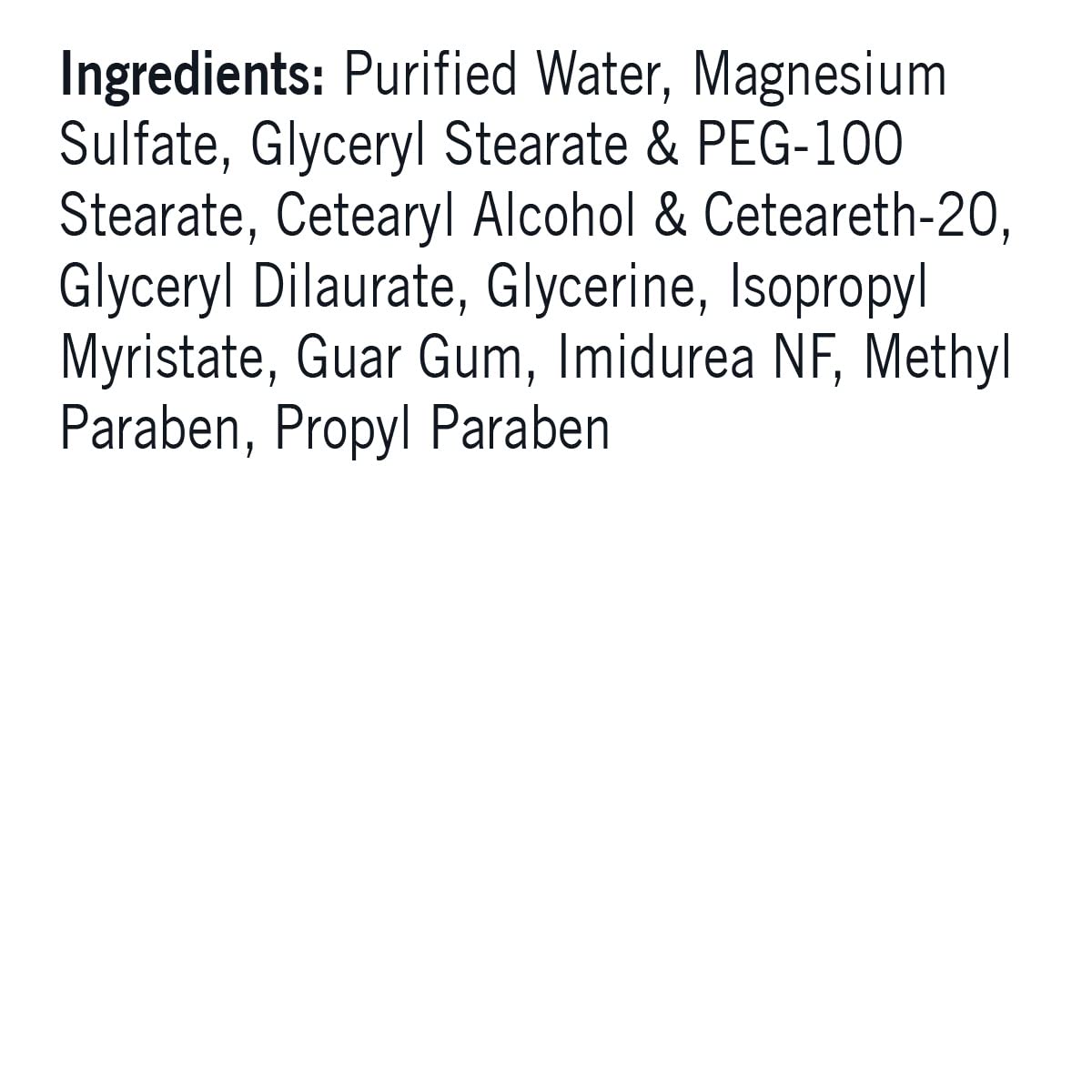 Original Epsom Salt Cream (Magnesium Sulfate), All Skin Types, 4 oz