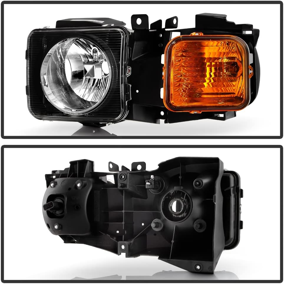 ACANII - For 2006 2007 2008 2009 2010 Hummer H3 09-10 H3T Factory Headlights Headlamps Replacement Pair Set Left+Right