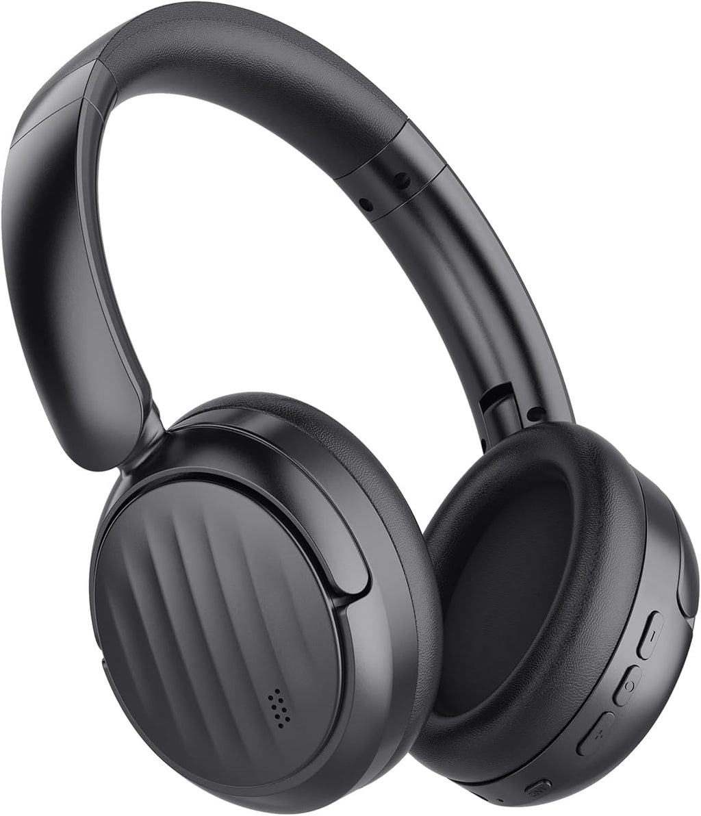 Bluetooth Headphones, Hybrid Active Noise Cancelling Over Ear Headphones | 35H Playtime, HiFi Stereo Foldable