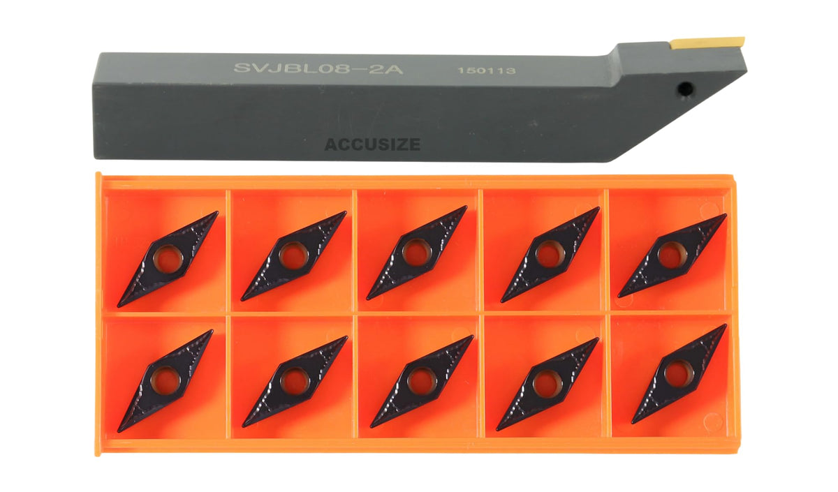 Accusize Indexable Tool Holder, 1/2", 2373-6006INS
