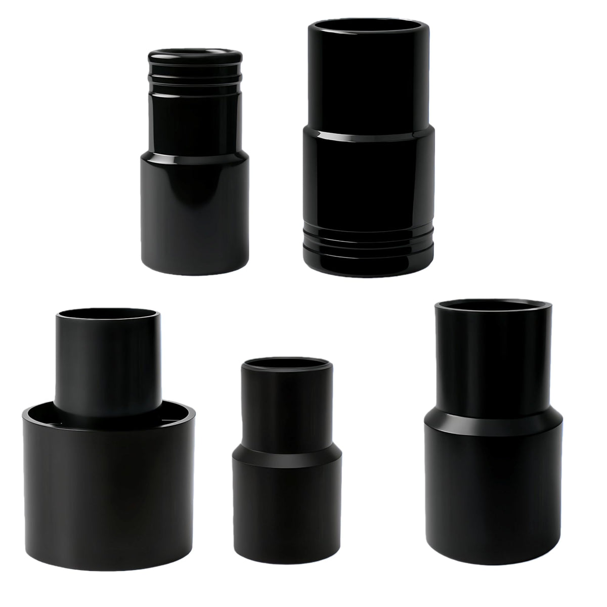 MITENSLE Dust Collection Hose Adapter 5 Fittings Kit for Woodworking Power Tools Home and Wet/Dry Shop Vacuums