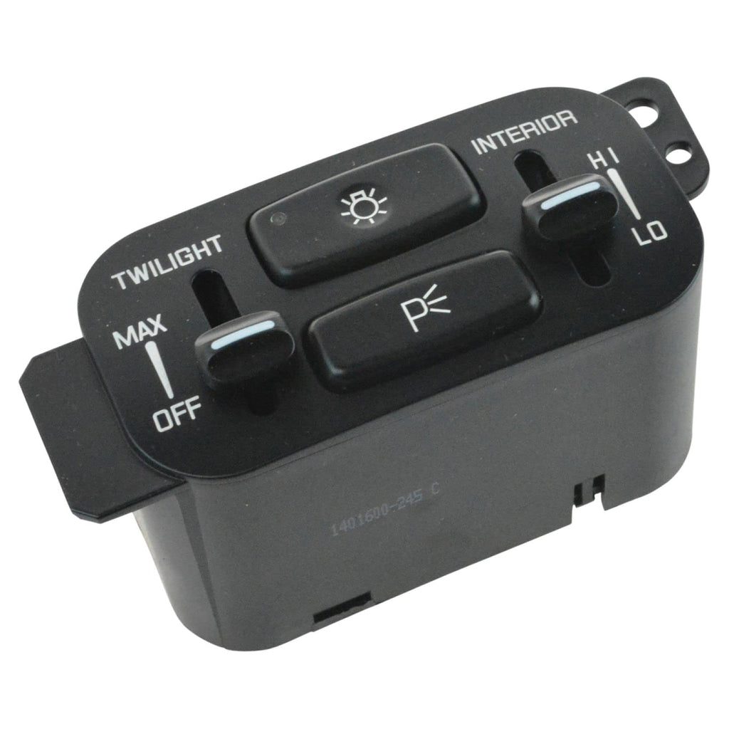 1A Auto Headlight Switch, Direct Fit, Push Button, Black, Manual, Compatible with 2000-2005 Buick LeSabre