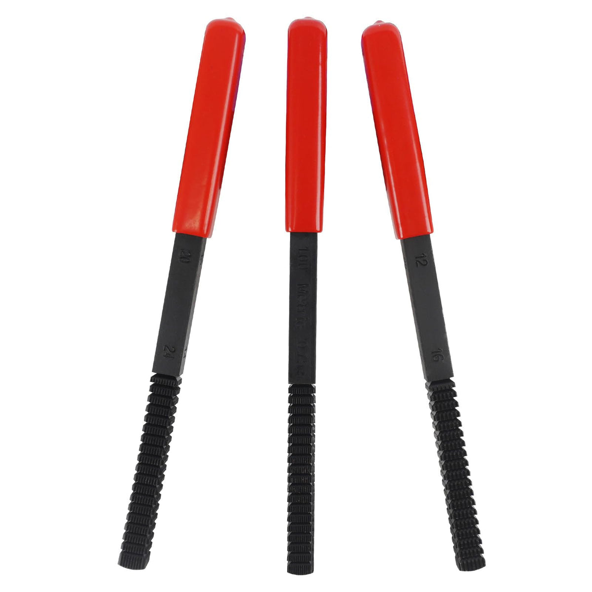 KUNGJUER 3Pcs Thread File Set, Thread Restoring Chaser Files Metric and SAE