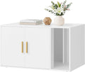 Cat Litter Box Enclosure, Double Doors, 31.5 x 19.7 x 17.7 Inches