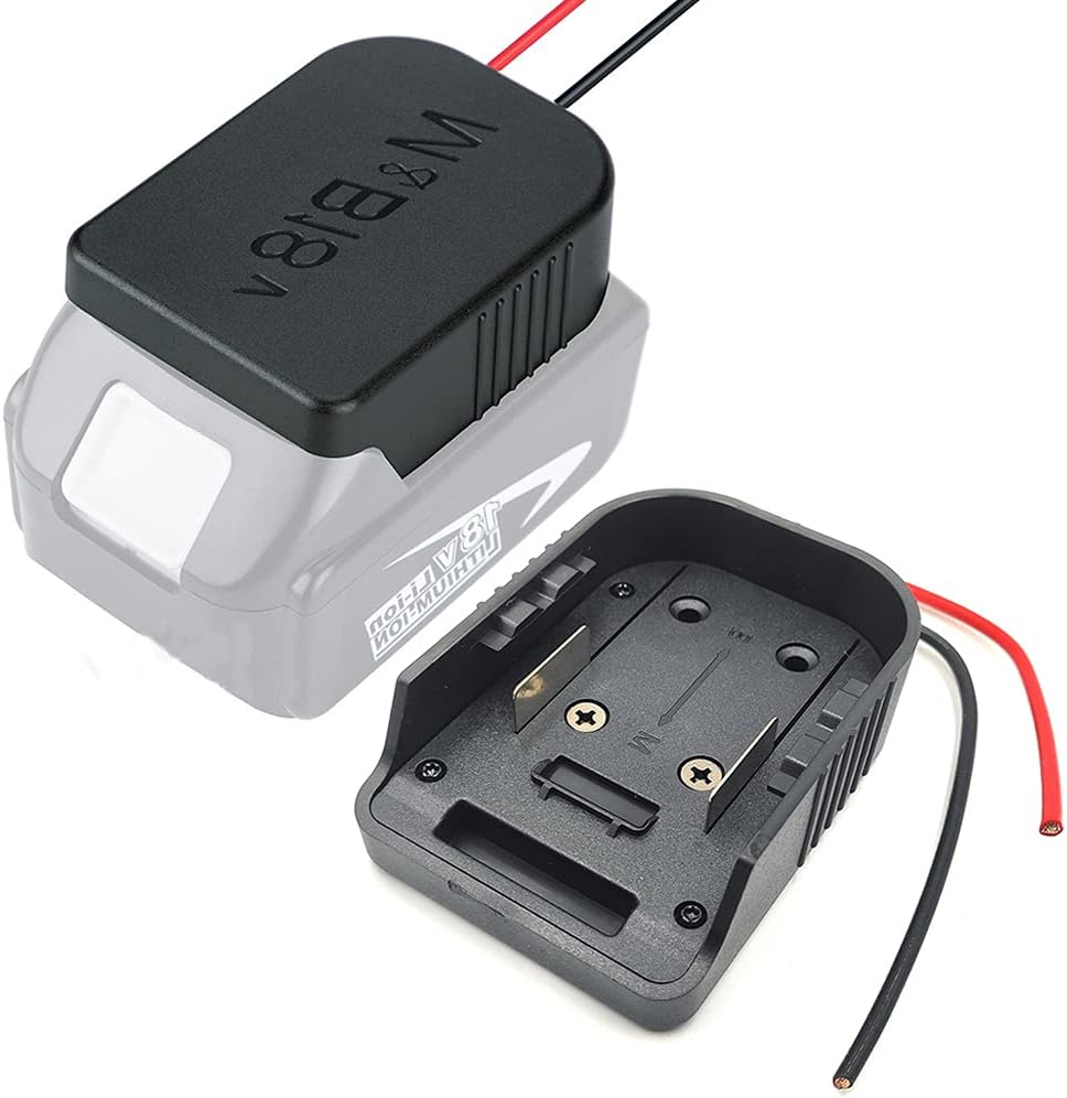 Power Wheel Adapter for Bosch/Makita 18V 14.4V Battery Dock Holder