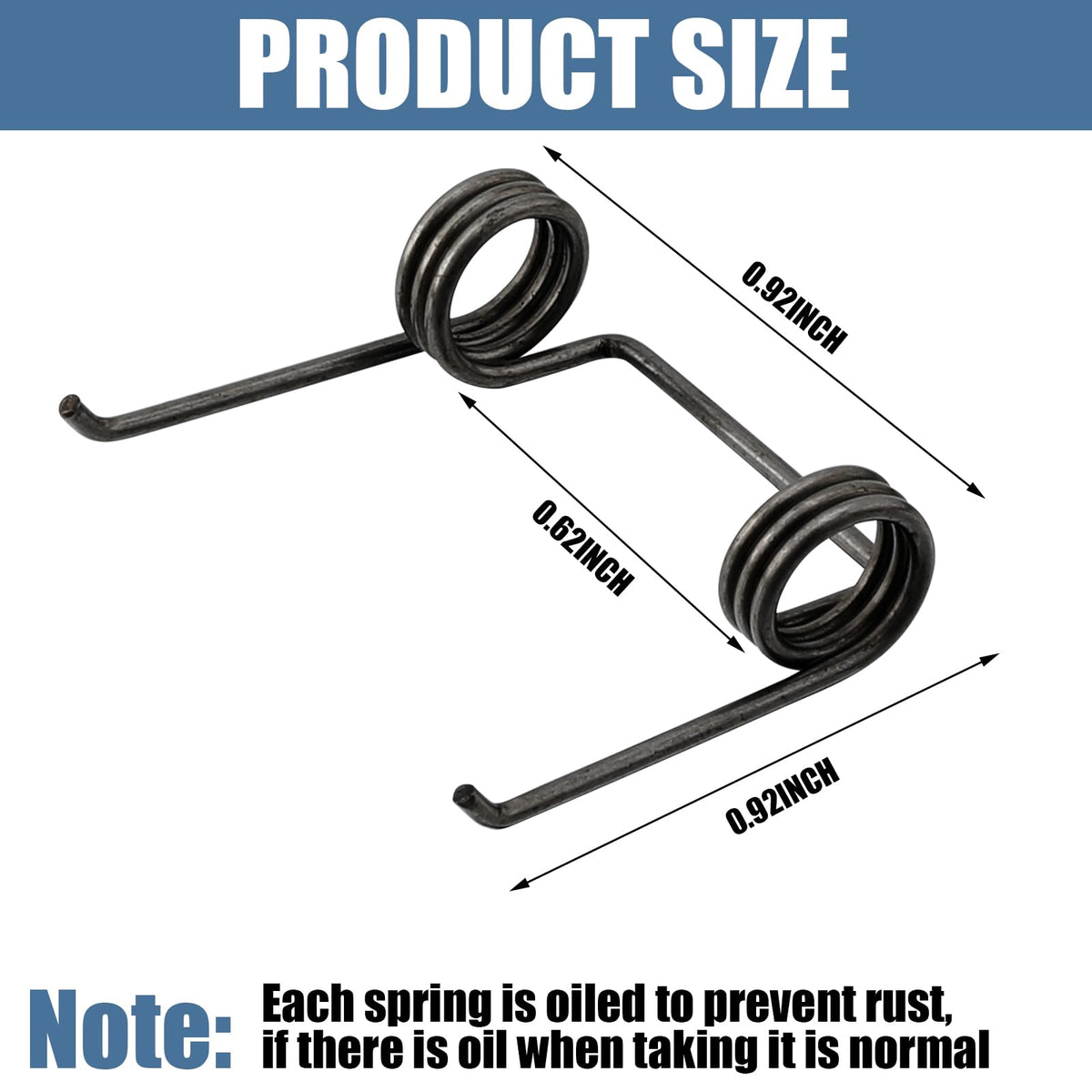 Hicarer 40 Pcs 877-761 Nailer Feeder Springs for Coil Roofing Nailer