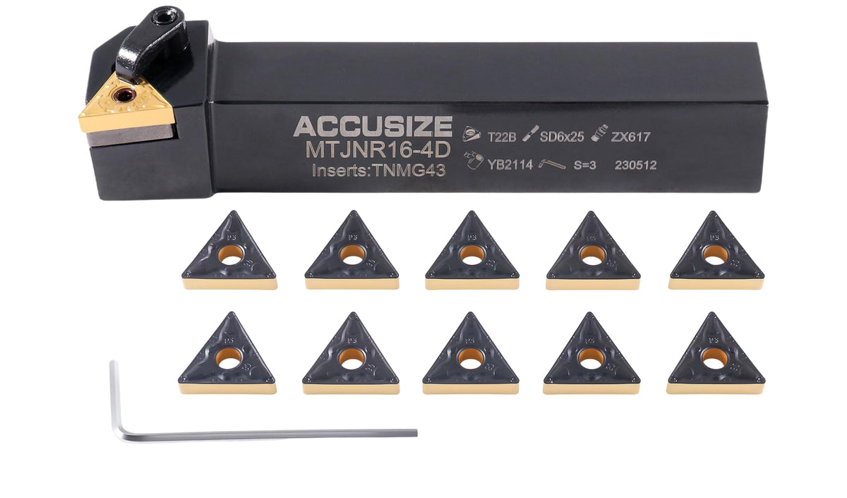Accusize Indexable Tool Holder, 1" x 6", RH, 2312-5012INS