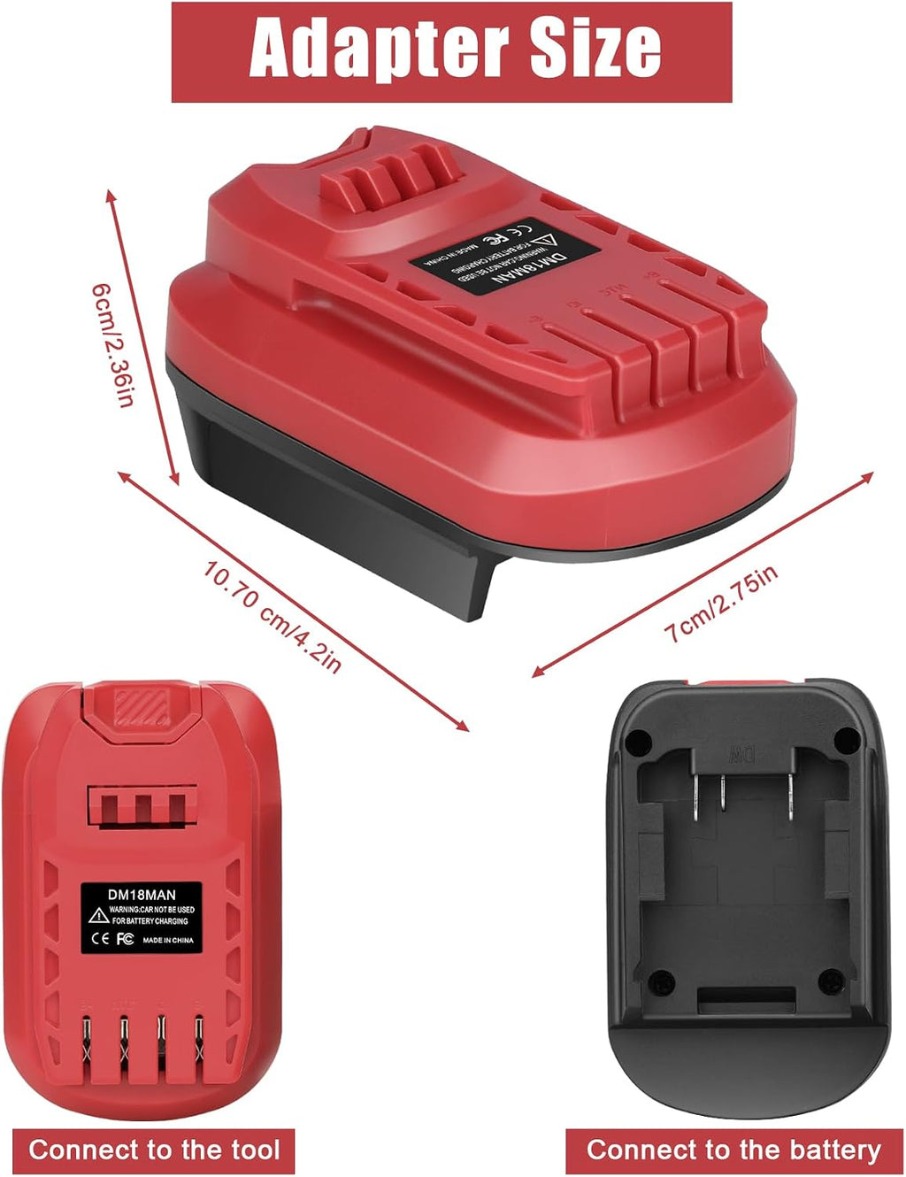 Battery Adapter for Craftsman V20 Cordless Tools