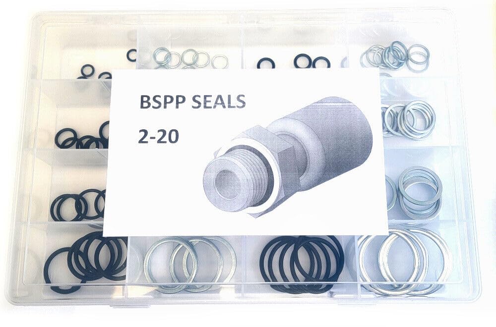 AF KIT-BSPP-Seals - BSPP O-Ring & Retaining Ring Kit