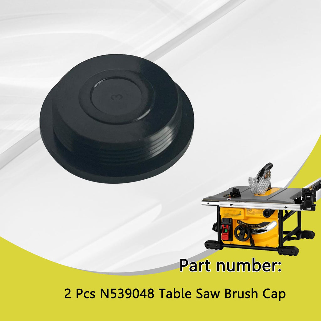 2 Pcs N539048 Table Saw Brush Cap Fit for DWE7491 DWE7492 DWE7491RS Replacement Parts
