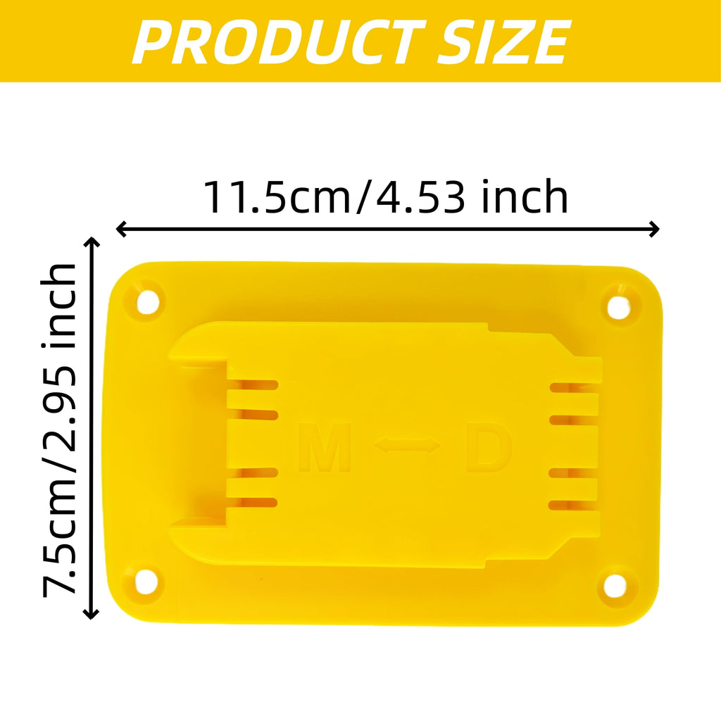 15 Pack Tool Holders Compatible with Dewalt 12V 20V Drill Tools with Screws