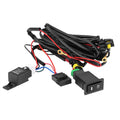 Fog Light Wiring Harness Socket Wire Connector with 40A Relay & ON/Off Switch for Fog Light LED Lamp