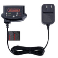 LCS1620B Replacement for Black and Decker 20V Lithium Battery Charger, Compatible with Black and Decker 12V and 20V