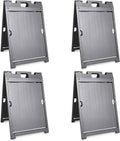 (Pack of 4 Two-Sided BabyBoss Sidewalk Sign Frame with Slide-In Feature/A-Frame Sandwich Board for 24 x 18 inch