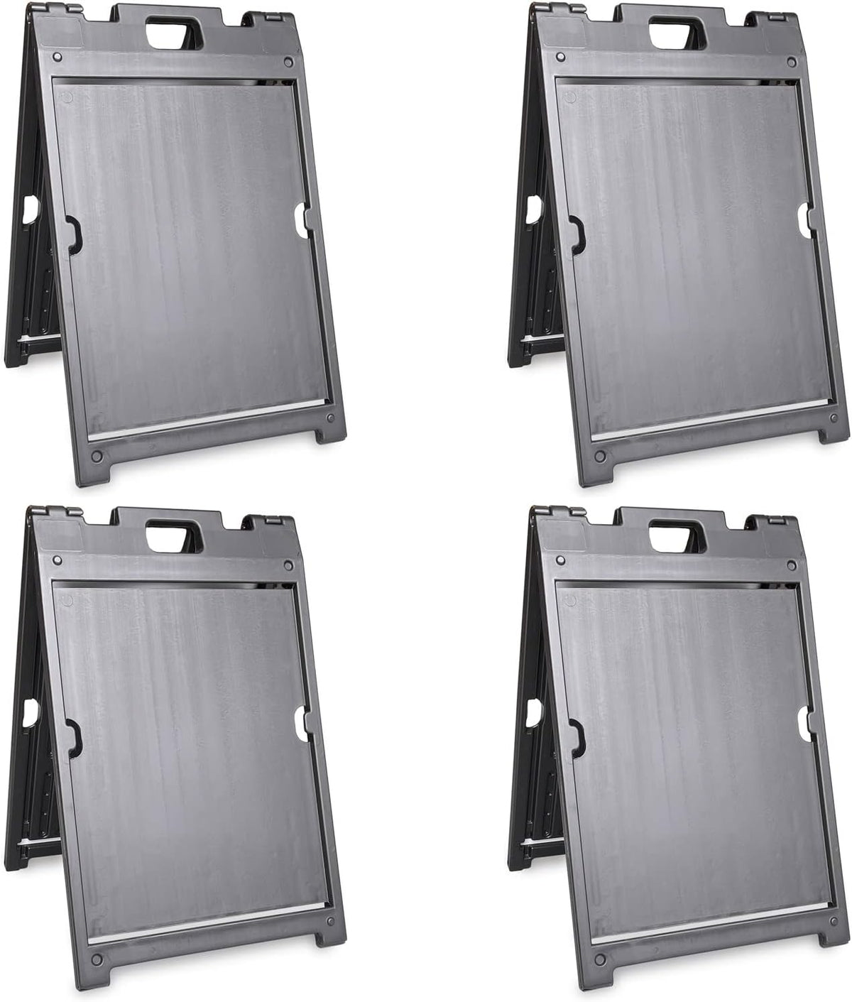 (Pack of 4 Two-Sided BabyBoss Sidewalk Sign Frame with Slide-In Feature/A-Frame Sandwich Board for 24 x 18 inch