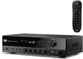Stereo Receivers, 5.1 Channel Audio Amplifier with Bluetooth 5.3, Optical/Coaxial, USB, FM, 2 Mic-in, Echo, RCA, AC-3