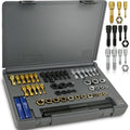 51 Piece Rethreading Kit, 23 Taps, 25 Dies, 3 Thread Restorers, Made in USA