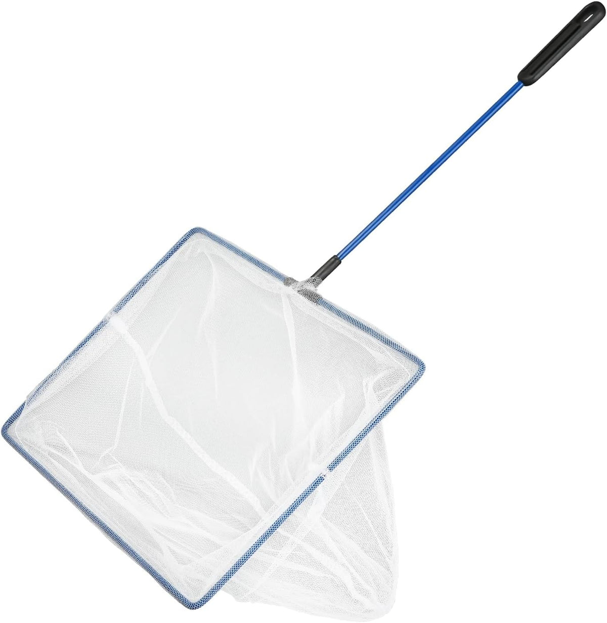 Aquarium Fish Net, Small Fish Tank Cleaning Net, Food Wastes Skimmer for Small Ponds and Pools