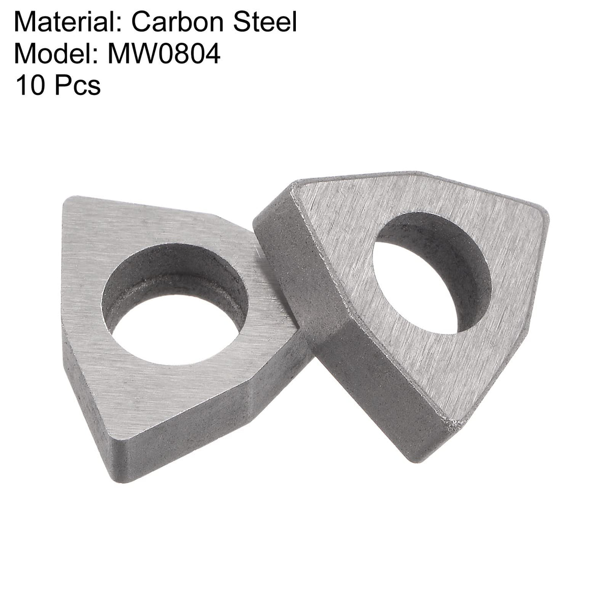uxcell Carbide Insert Seat Shim MW0804 Turning Tool Thread Lathe Shim Seats 10Pcs