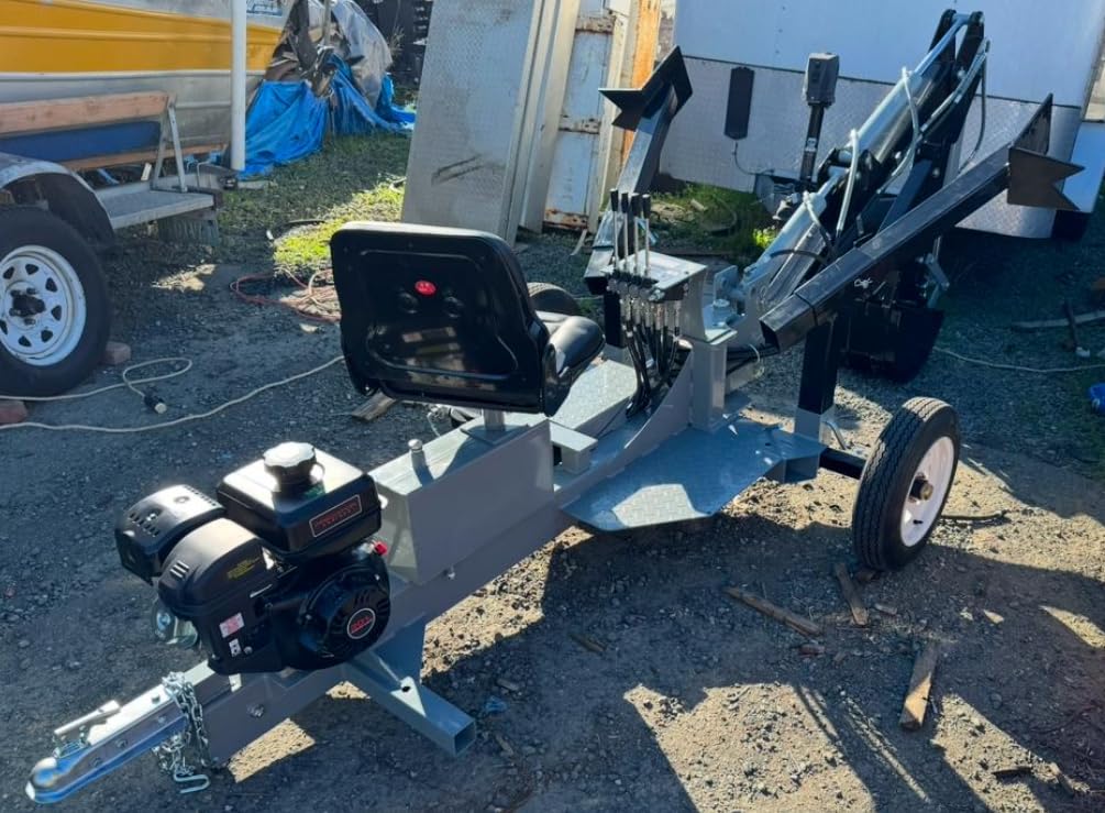 Towable Backhoe (Sit-On Trencher) with 9 HP Engine