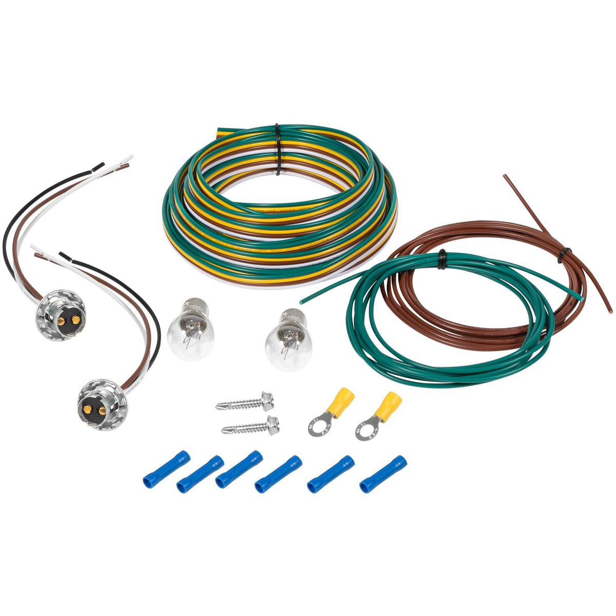 BX8869 Tail Light Wiring Kit, Bulb and Socket, Universal Tow Lighting Solution