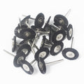 Luo ke 20 Pcs 1/8" Shank T Shape Nylon Bristle Wheel Brushes Sets