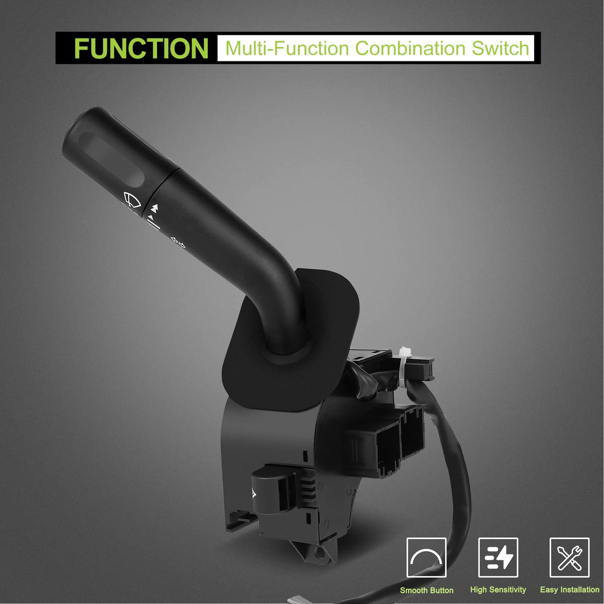 Turn Signal Switch Fits for 2006-08 for F150 Truck Combination Switch 2005 for F150 Truck (Built After 11/04 Production Date),Front Multi-Function Switch