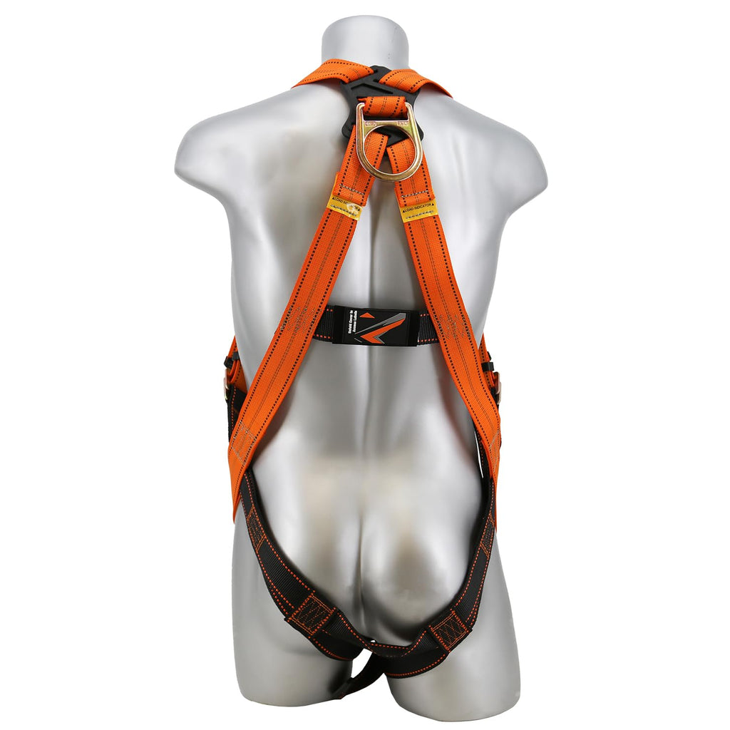 Warthog Safety Harness Fall Protection, Pass-Thru Leg Buckles