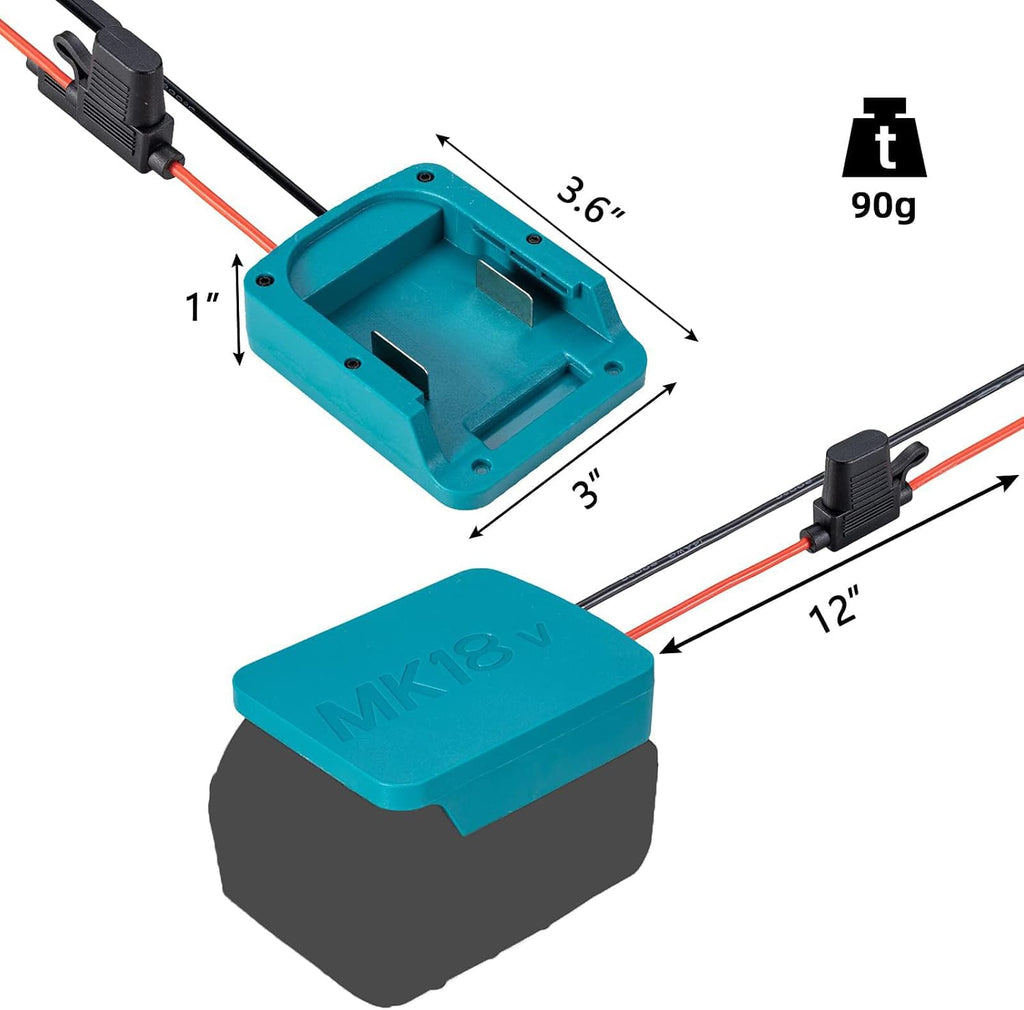 Power Wheels Battery Adapter Compatible for Makita 18V Batteries