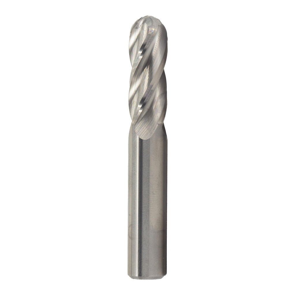 Drill America 7/16" Carbide 4 Flute Single End End Mill, MMO Series