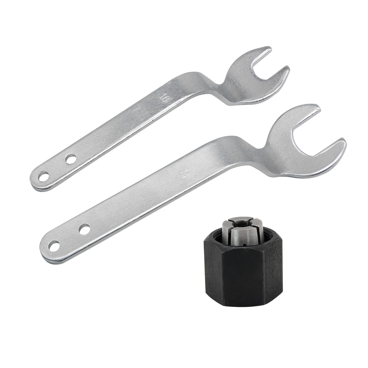 Thaekuns RA1152 Offset Wrenches for Router Bit-Changing BOSCHI 2610906283 1/4-Inch Collet Chuck for 1613-,1617-, 1618- & 1619- Series Routers