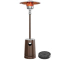 50,000 BTU Patio Heater with Sand Box, Table Design, Double-Layer Stainless Steel Burner, Wheels, Triple Protection