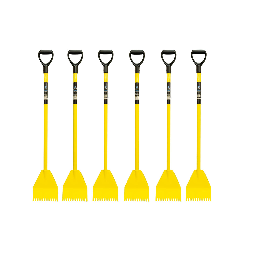 Roof Tear Off Shovel 47.5 in – 6 Pack El Burro Shingle Shovel Stripper | Heavy Duty Steel Roofing Removal Tools for