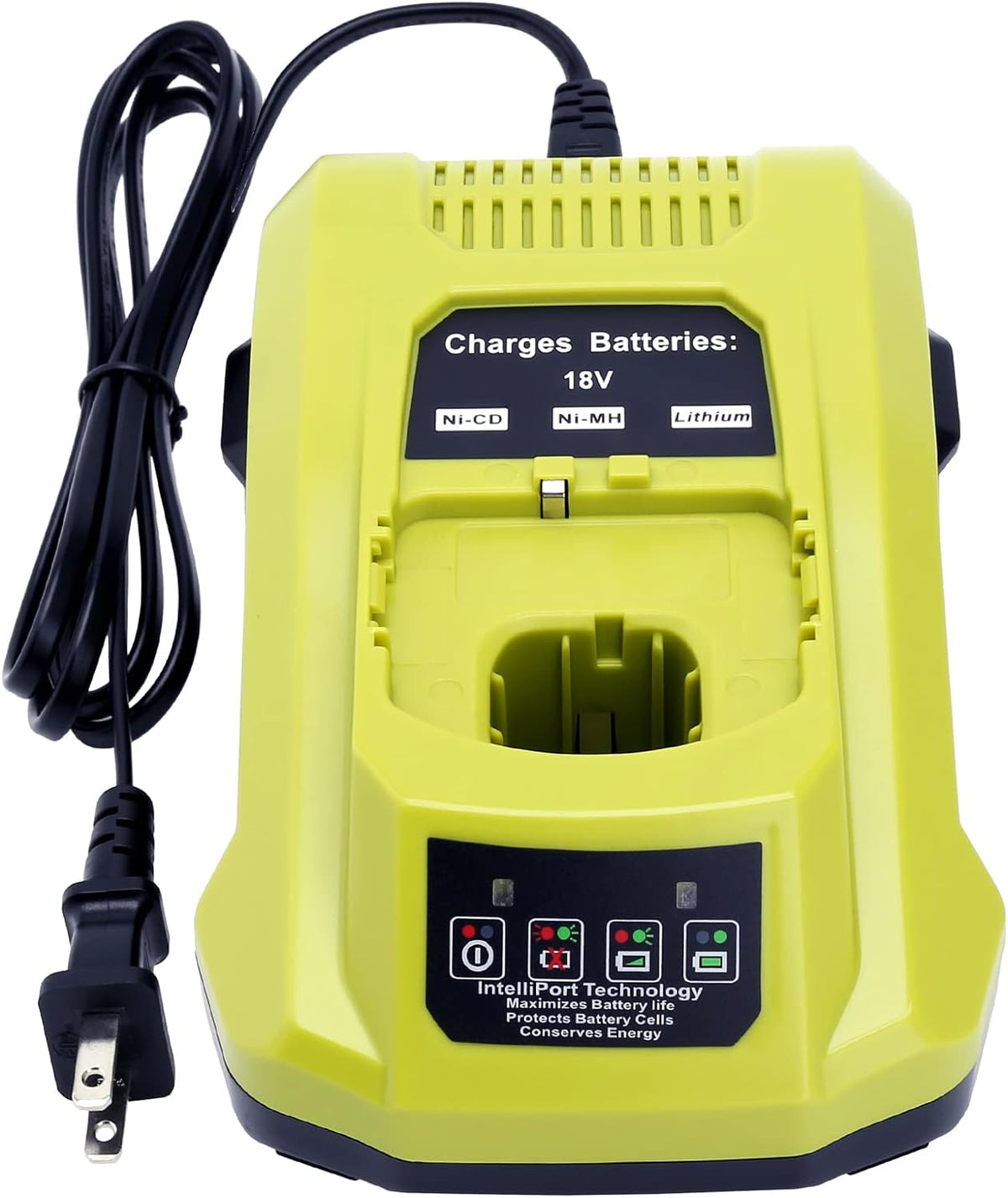 P117 18V Battery Fast Charger Compatible with Ryobi 12V-18V One+ Battery