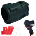 49-16-2563 Impact Wrench Rubber Protective Boot & Tool Holder Combo for Milwaukee M12 Fuel Stubby 3/8" & 1/2" Impact Wrench, Compatible with 2562-20, 2563-20, 2563P-20 (Black -Tool Holder Combo)
