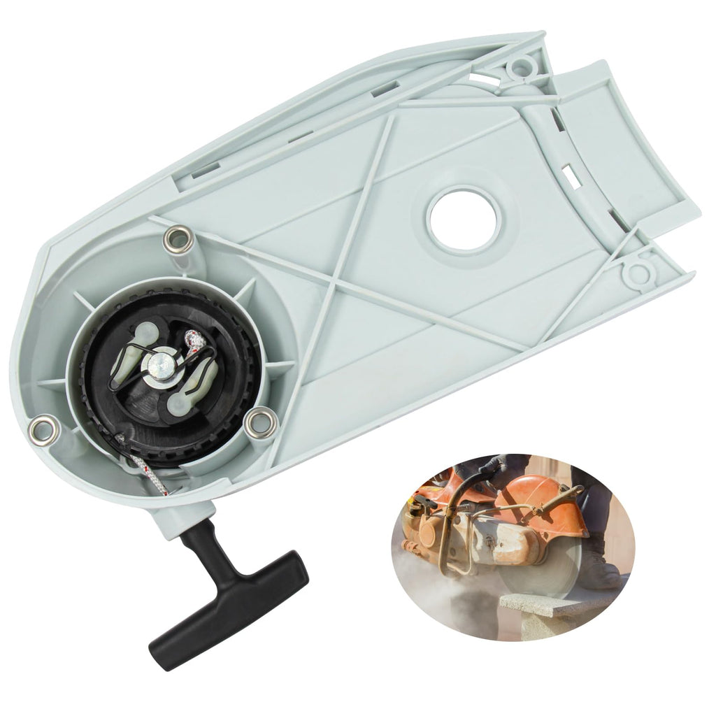 Wanotine Recoil Starter Aseembly Pull Start for Stihl TS700 Concrete Saw, Replaces 4224 190 0306