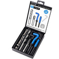 KUNGJUER 15PC SAE Helicoil Thread Repair Insert Kit, 7/16-14 inch Rethread