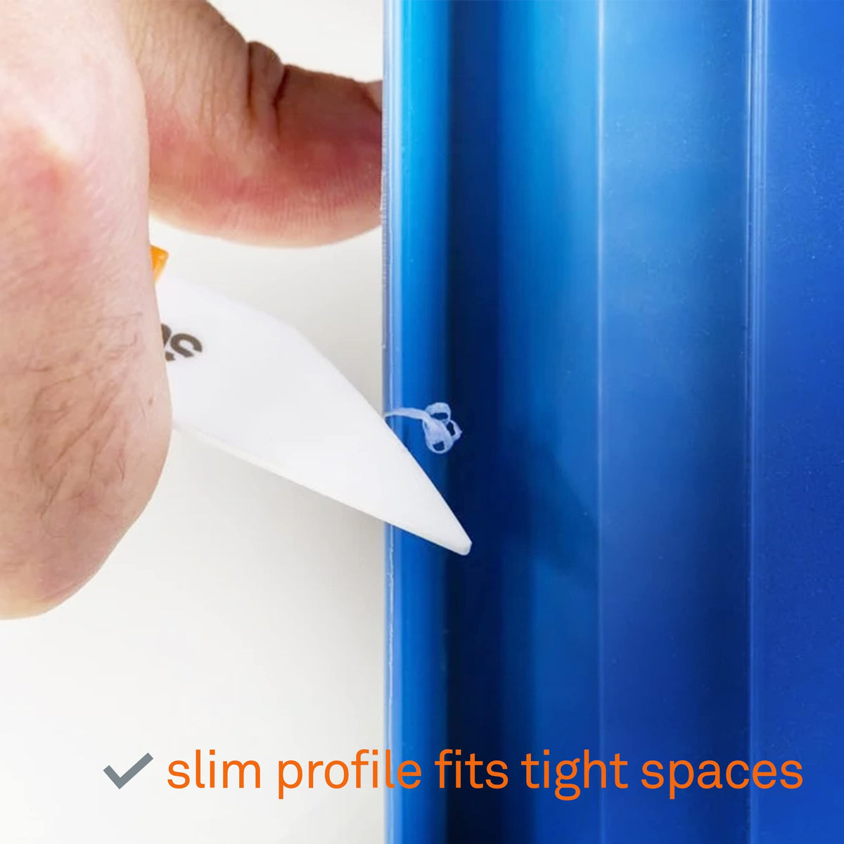 Slice 10482 Deburring Tool, Industrial Grade, Ideal for Deburring Sheet Metal Edges, Injection-moulded Plastics, and 3D-Printed Prototypes, Never Rusts, Lasts 11x Long as Metal