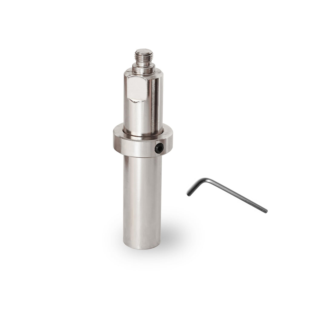 BMTURNING Tool Rest Stem 1”diameter x 4 3/4” length with M12 x 1.25, 10mm Length thread and a tool rest collar for Woodturning Lathes, Woodworking Tools.