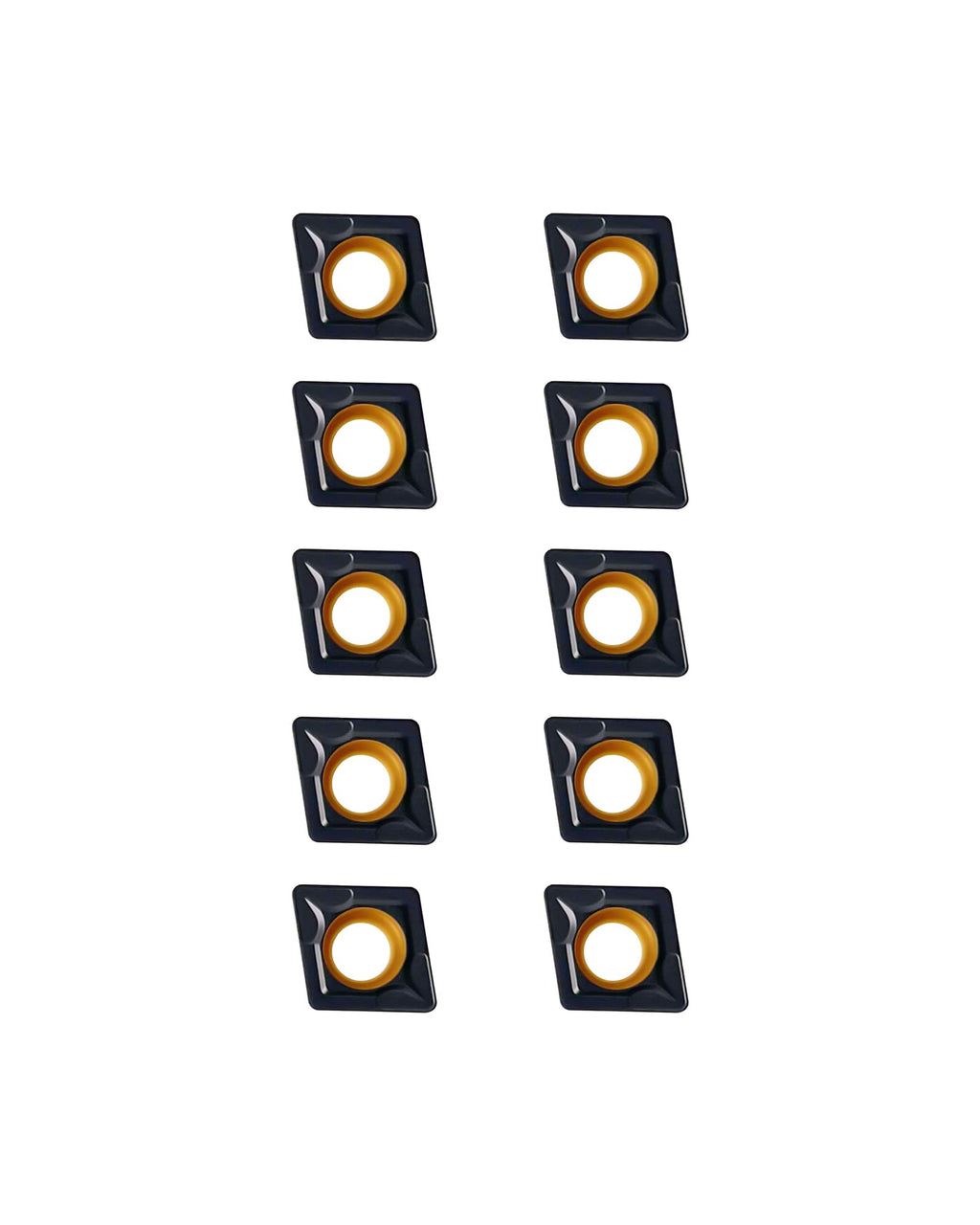 Zorqon 10Pcs Carbide Turning Inserts CCMT32.52 CCMT09T308