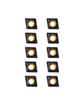 Zorqon 10Pcs Carbide Turning Inserts CCMT32.52 CCMT09T308