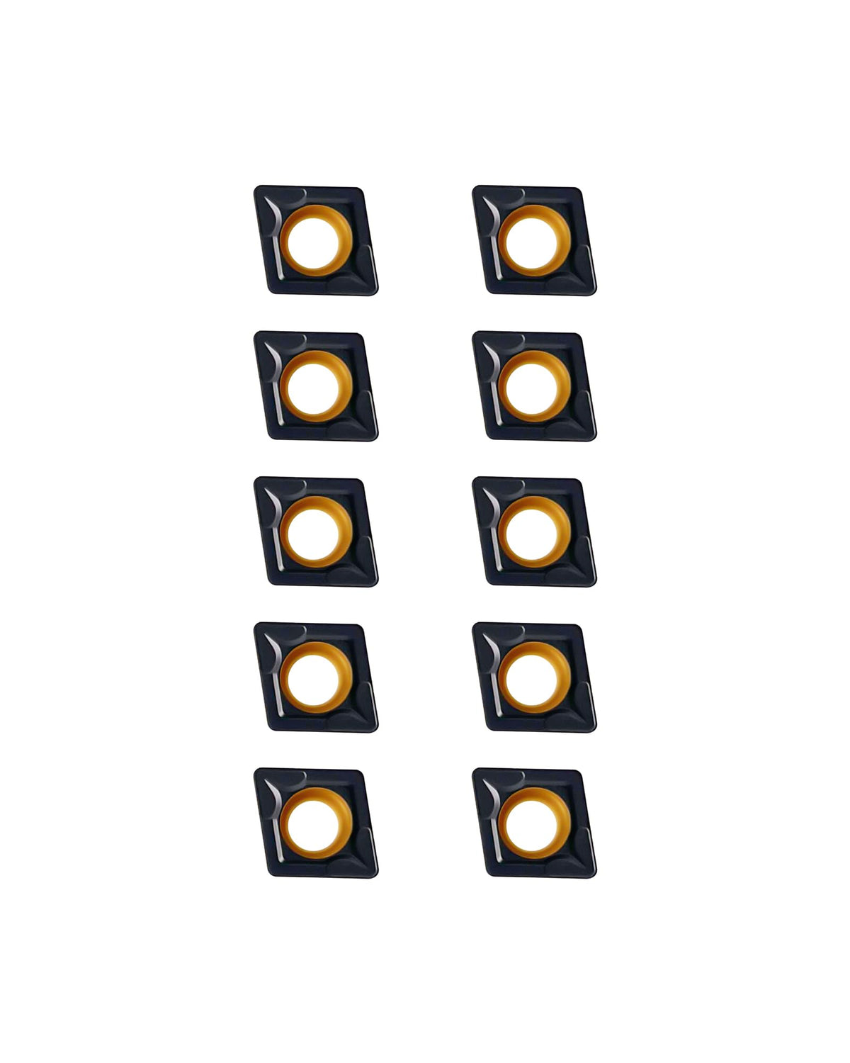 Zorqon 10Pcs Carbide Turning Inserts CCMT32.52 CCMT09T308