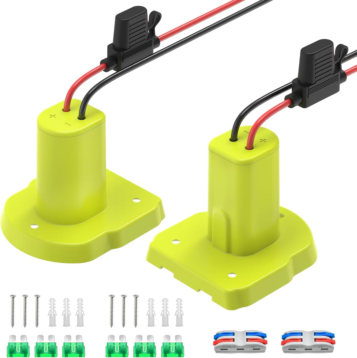 Kzreect 2 Pack for Power Wheel Adapter Compatible with Ryobi 18V Battery